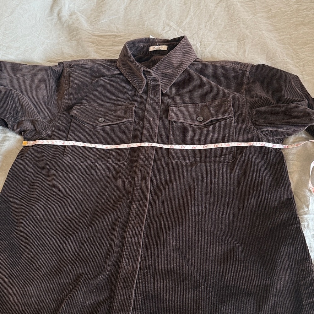 NWT Madewell Corduroy Relaxed Shirt-Jacket - Picture 12 of 12